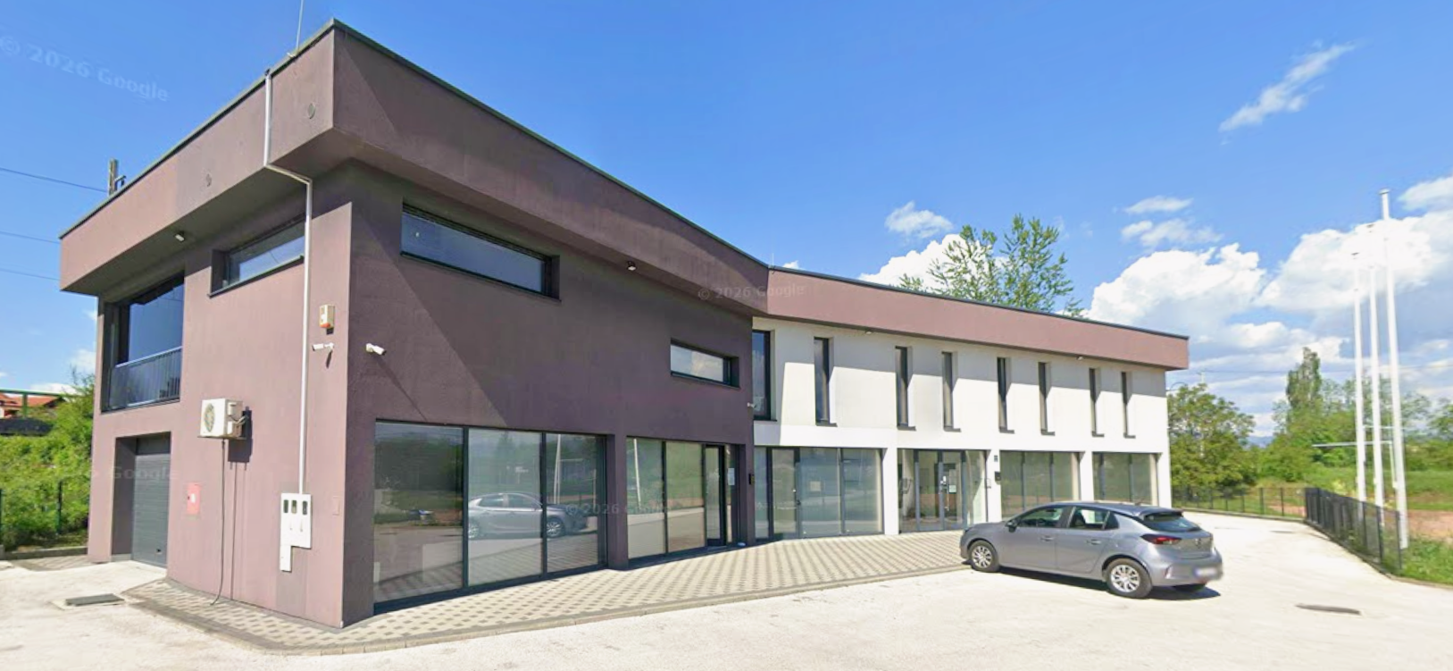 Front of the building on llidza
